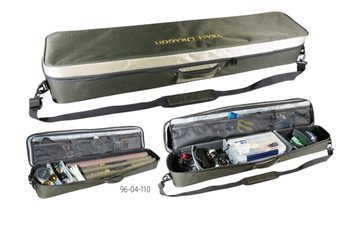 Walizka TEAM  na wędki i akcesoria 2 pudełka 110 cm SUPER CENA !    DRAGON CHR-96-04-110