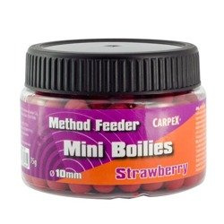KULKI Method Feeder Mini Boilies - TRUSKAWKA śr. 10mm, 75g Carpex 64-MM-STR