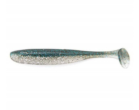 GUMA, RIPPER KEITECH EASY SHINER 4'' 10.2CM - #431 Silver Shiner 1szt. (na sandacza, okonia)