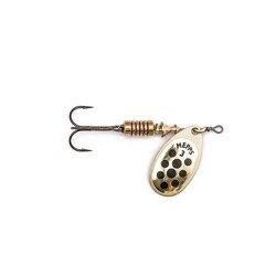 BŁYSTKA OBROTOWA Mepps AGLIA DECOREES złota / czarne kropki nr 2