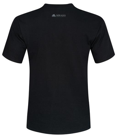 T-SHIRT MIKADO CZARNY (MAŁE LOGO) - rozm. M UMH-011-M