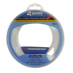 Przypon na drapieżniki powlekany fluorocarbonem 0,9mm, 50 m Robinson 55-PD-F09