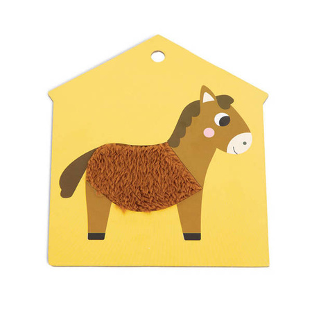 Karty sensoryczne Farma 7 elementów 12 m+, Janod