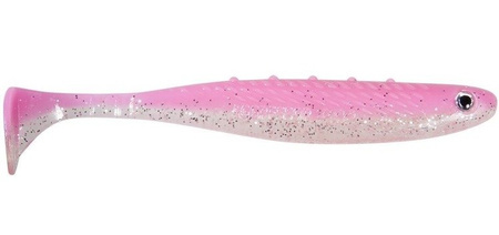 GUMA RIPPER Aggressor PRO - LIGHT ORCHID 3"/7.5cm 4szt CLEAR/PINK silver silver DRAGON CHE-AG30D-20-311