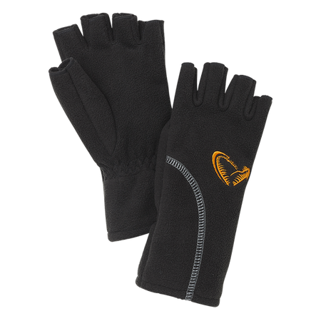 WIND PRO HALF FINGER L BLACK Savage Gear (76472)