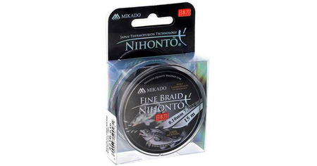 PLECIONKA NIHONTO FINE BRAID 030 BLACK 15M MIKADO Z21B-030