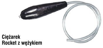 CIĘŻAREK ROCKET Z WĘŻYKIEM ZIELONY CAMOU 90GR OP.1SZT PRO CARP KONGER 665028090