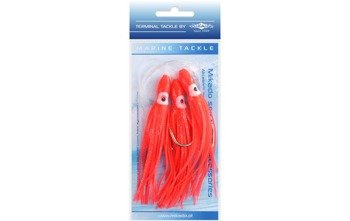 ZESTAW MORSKI - OCTOPUS RIG 10 cm - hak 3x7/0 (RED) MIKADO LS-A140-04