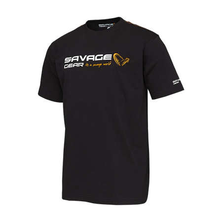 SIGNATURE LOGO T-SHIRT L BLACK INK Savage Gear (73646)