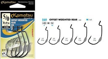 HACZYK OFFSET WEIGHTED REAR K-340 5/0BLNO 2g OP.3SZT KAMATSU 518900350