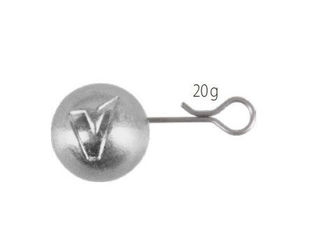 V-Point - ciężarek spinningowy zaciskany 3 szt. zacisk EasySnap 20 g DRAGON PDF-597-200-001
