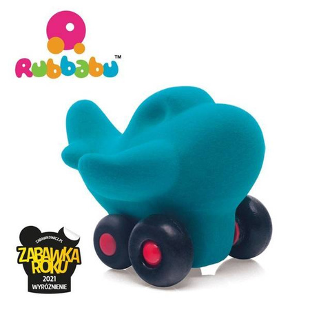 Rubbabu Samolot sensoryczny turkusowy (uzupełnienie asortymentu B – indeks 20319)