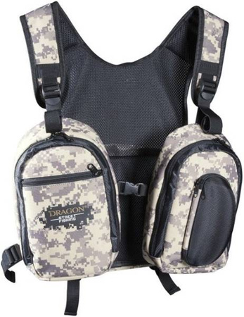 Kamizelka techniczna STREET FISHING TechVest z wymiennymi torebkami DRAGON CHR-98-13-006