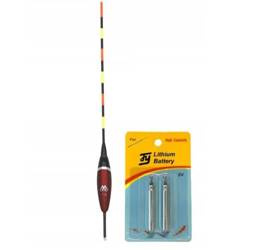 SPŁAWIK ŚWIECĄCY NA BATERIE PRZELOTOWY LED 6.0 g - op.1szt MIKADO SMP-LED-04-6.0