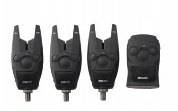 Zestaw Sygnalizatorów Karpiowych, Elektroniczne Sygnalizatory Prologic BAT+ Bite Alarm Set 3+1 (57081)