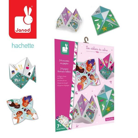 Zestaw kreatywny Papierowe wróżby piekło - niebo 7+, Janod