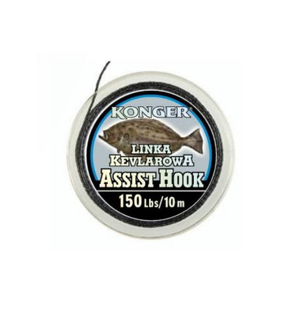 LINKA KEVLAROWA ASSIST HOOK 150lbs/10m KONGER 286005150