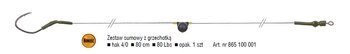 ZESTAW SUMOWY Z GRZECHOTKĄ, 4/0/80cm/80lbs OP.1SZT KONGER 865100001