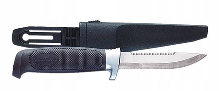 (R) NÓŻ WĘDKARSKI W TWARDEJ KABURZE 22CM 01B 1SZT JAXON AJ-NS01B