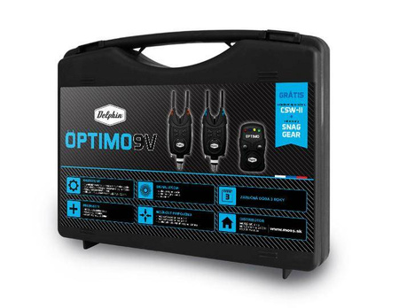 Sygnalizator do zestawu  OPTIMO 9V+CSWII+snag czerwony Delphin (900022412)