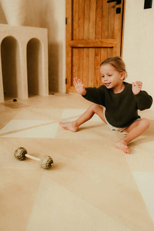 TODDLEKIND Mata do zabawy piankowa podłogowa Prettier Playmat Kyte Wheat