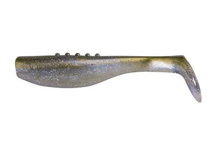 Ripper Bandit PRO - OLIVE GLEAM 3"/7,5cm 4szt./bag PEARL BS/OLIVE silver/black glitter DRAGON CHE-BD30D-02-215