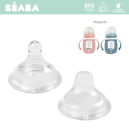 Beaba Smoczek i ustnik do butelki treningowej 2w1 210 ml