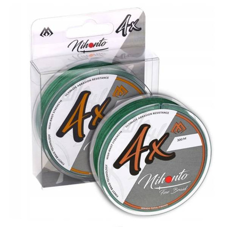PLECIONKA ZIELONA NIHONTO FINE BRAID 045 GREEN 300M MIKADO Z20G-045