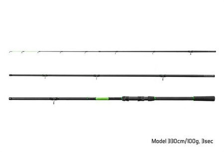 Wędka WASABI Feeder / 3 składy 330cm/100g Delphin (101000558)