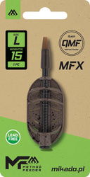 KOSZYCZEK - METHOD FEEDER MFX - Q.M.F. rozm. L - 15g - op.1szt. MIKADO AMFX-QMF-1L-15B