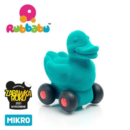 Rubbabu Zestaw 8 sensorycznych zwierzątek - pojazdów mikro (opakowanie zbiorcze 8 szt.)