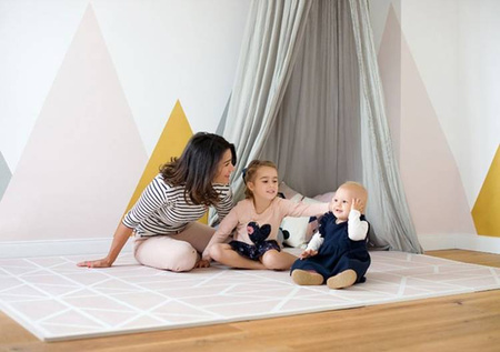 TODDLEKIND Mata do zabawy piankowa podłogowa Prettier Playmat Nordic Vintage Nude Pink