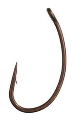 HACZYK KARPIOWY 12009 Z PODWÓJNĄ POWŁOKĄ (NIKIEL + TEFLON) nr 8 / BRĄZOWY MAT – op.10szt. MIKADO AMC-12009-8