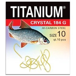 Haczyk Titanium CRYSTAL (10 szt.), rozm. 10 Robinson 02-P-184G-10