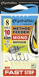PRZYPON METHOD FEEDER MONO KANTOUSURE 10 BLNO/10cm/0,20mm FAST STOP K-5142 OP.5 SZT KAMATSU KONGER 504024310