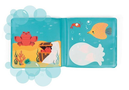 Magiczna książeczka do kąpieli Pod wodą 10 m+, Janod