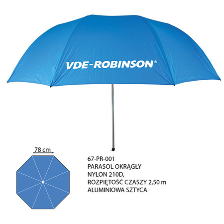 Parasol VDE-Robinson, 2,50m Van Den Eynde 67-PR-001