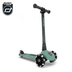 SCOOTANDRIDE Highwaykick 3 LED Hulajnoga składana ze świecącymi kółkami 3+ Forest