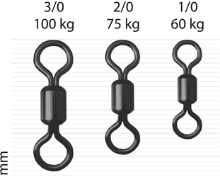 KRĘTLIK STRONG 2/0/75kg BLN OP 5szt DREAD CAT® 865000026
