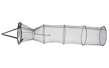 SIATKA NA RYBY, SADZ Z METALOWYMI OBRĘCZAMI wym. 40/35cm x 150 cm MIKADO S17-4035-150