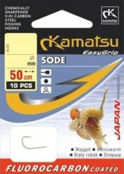 HACZYKI WIĄZANE PRZYPONY GOTOWE KAMATSU FC 50 SODE BIAŁY ROBAK ROZMIAR 12 / ŻYŁKA 0,12 GŁ 5402 PRZYPON 540210112