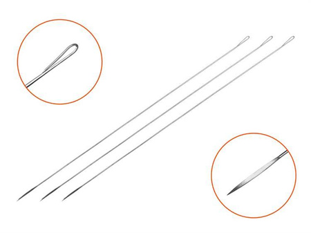 Igła do przekłuwania żywca Delphin FISHY / 3 szt. 18cm Delphin (101002342)