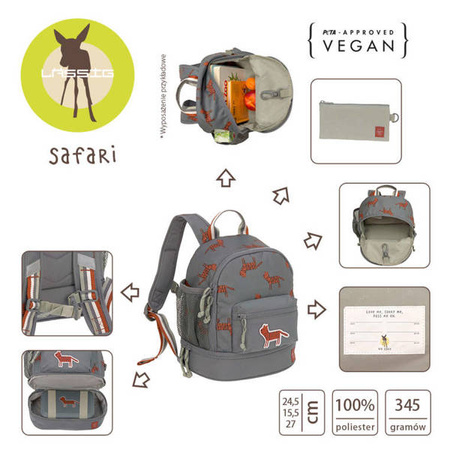 Lassig Plecak mini Safari Tygrys