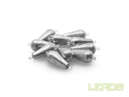 Delphin LEADS ciężarek gruszka z rurką / 10szt 10,0g Delphin (101005426)