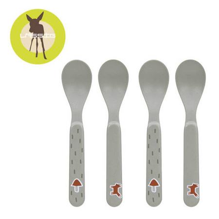 Lassig Zestaw 4 łyżeczek dla dzieci Little Forest Lisek