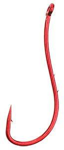 HACZYK DO RYB MORSKICH SENSUAL - RYUSEN W/RING Nr 1/0 RED - torebka 10szt. MIKADO HS10059-1/0R