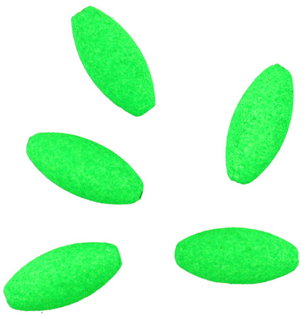 PŁYWAJĄCE KULKI  ELIPSA - 15 x 7mm - ŻÓŁTE - op.8szt. MIKADO