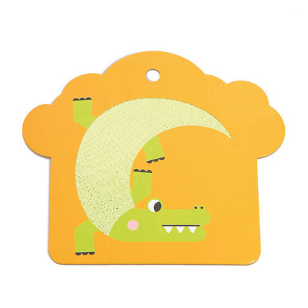 USZKODZONE OPAKOWANIE Karty sensoryczne Sawanna 7 elementów 12 m+, Janod