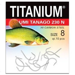 Haczyk Titanium UMI TANAGO (10 szt.), rozm. 8 Robinson 02-P-230N-08