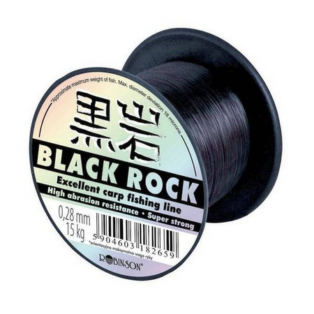 Żyłka Karpiowa Black Rock 0.245mm, 600m Robinson 55-BB-624